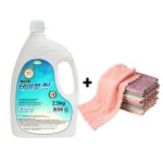 테이블싹2.5L1개+행주3장 식탁제 테이블크리너 세정 탈취 식탁크리너 기름때제거 살균 식탁클리 : 포커스굿