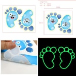 발바닥 스티커 노면용 어린이집 유치원 동물 파랑 : 아름드리나무