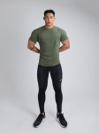 [체험형 이벤트] 알브이디 짐웨어 무지 모달머슬핏 반팔티 (카키) : RVDFITNESS