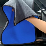 60cm 두꺼운 양면 극세사 드라잉타월 세차타월 걸레 수건 융 차량용 물기제거 셀프 2p : Flower Sleep