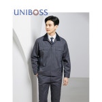 UNIBOSS  작업복 세트 UBS-3011/3012(그레이) 춘추복 반사띠 허리밴딩 건빵주머니 작업복 상,하 별도 구매 가능 : 케이투충남세이프티