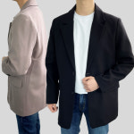 남자 블레이저 오버핏 싱글 정장 마이 남성봄자켓 : 포앤유