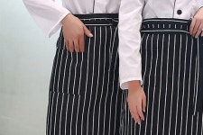 카페 바리스타 요리사 쉐프 셰프 홀서빙 서빙 유니폼 허리 롱 하프 앞치마 반앞치마 : 글로비스에스