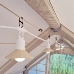 코메샵 국내제작 캠핑 감성 라탄갓 조명 파티라이트 9구 방수 오징어등 스위치X : 코메샵