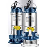 하수펌프 스텐 잠수정 펌프 농업용 우물 급수기 농장 하수대류-370W 1.5인치 10m+10m호스 : 믹매트로
