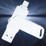 Pendrive 모바일 포토 스틱 USB 플래시 드라이브 메모리 마이크로 펜 아이폰호환 아이패드 라이트닝 IOS 16GB 32GB 64GB : soomall3