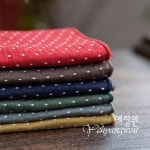 [다도 차수건 티타올] 예향원 코튼 린넨 면마 도트 방수 다건 6종 E-9784 : 예향원