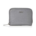 Furla 훌라 1012F8600 Marte CC Case ZIP AROUND 지갑 TITANIO fNERO 데일리 직장인 고급 비즈니스 : 뱀방울스토어