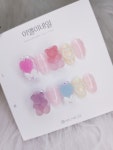 슈가젤리곰돌이하트네일 수제네일팁 : 이엘이네일