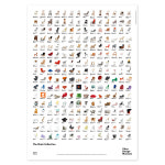 Vitra 포스터 / The Chair Collection Poster / 비트라 디자인 뮤지엄 더 체어 컬렉션 포스터 : 뉴웨이브 NEW WAVE