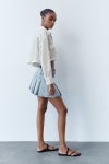 유럽 ZARA 자라 스트라이프 크롭트 셔츠 3067/039 : 해크니