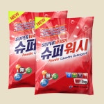 슈퍼워시 가루세제 10kg x 2개 대용량 찬물 세탁 분말 세제 : 광수네컴퍼니