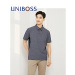 UNIBOSS 반팔카라T  T34(그레이) 춘하복 작업복 시원한 단체 유니폼 근복복 : 케이투충남세이프티
