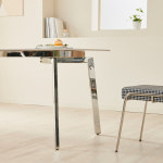 세라믹스텐기역다리 식탁 인테리어 카페 다이닝 4인 6인 테이블 프레임 : 퍼니브로