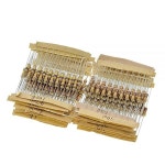 Mustpoint 640피스 64가지 값 1/6W 5%1R - 10MR 탄소 필름 저항기 모듬 키트 DIY : 필자몰037