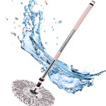 한통 통돌이 걸레 회전 밀대 봉 : 그리너-GREENER