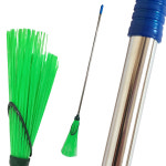 슈마켓 철코팅 도로비 중 도로빗자루 싸리빗자루 야외청소 마당비 제설 낙엽 대형 개량비 : 슈클린