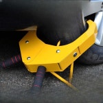 차량 타이어 자물쇠 휠 잠금장치 무단주차 클립 집게 : 노엘익스프레스