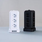 텔로 타워형 고용량 4000W 16구 (콘센트 12구+USB 4포트) 멀티탭 사무실 도서관 카페 : 에이투비