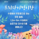9월 프리다이빙 체험권(동두천알뜰맘 제휴) : 씨유 프리다이빙