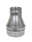 레듀샤 100mmX75mm 스파이럴 덕트부속 닥트부속 닥트배관 환기자재 함석 소켓 : 에코에어테크