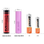 국산 삼성SDI 셀 리튬 이온 18650 보호 충전 배터리 건전지 3500mAh : 주식회사지엔이테크