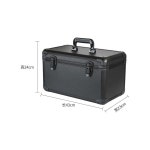 알루미늄 하드박스 장비 파티션 캠핑 정리함 보관 장비 상자가 있는 알루미늄 합금 도구 상자 : 밤부처럼