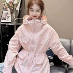 윈드브레이커 여성바람막이 야상 자켓 아노락 심플 : 멍뭉직구