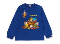 (베이프정품) 베이비 마일로 유에프오 게임 긴팔티 키즈 BABY MILO UFO GAME L/S TEE : 망나니즈