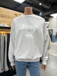 지프 Jeep 남녀공용 곰 빅로고 나그랑 오버핏 맨투맨 티셔츠 JN3ATS892 : 롯데몰 군산점 JEEP