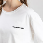 ESSENTIAL SIDE SLIT LOGO LONGSLEEVE : 웬유무브