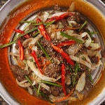 소불고기판 옛날 서울식 양념 갈비 육수 스텐 : 비비스퀘어