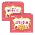 썬 크라운제과 산도 딸기맛 161g x 2개 : 쇼핑지니