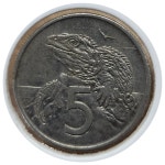 뉴질랜드주화 1981년 5센트/160 : 화폐모아