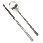 국내산 프리미엄 스테인레스 304 무광 수저세트 : 올리브마켓몰