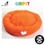 지엠펫 힐링 쿠션 방석 (중 ) (오렌지) 강아지 하우스 애견 용품 : 칸의 후예들