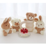 귀염뽀짝 카페라떼 곰/토끼인형 키링(4종) : 인형백화점