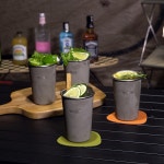 벨락 스텐 다용도컵 520ml 4개 1세트 그린,샌드 : 캠핑하자 스토어