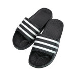 검정 PVC 쿠션 삼선슬리퍼 사이즈 230 / 240 / 250 / 260 / 270 / 280 / 290 : 엠통상