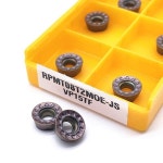 카바이드 인서트, 내부 밀링 터닝 선반 공구, 커터, CNC RPMT08T2MOE VP15TF, 10 개 : 사오이엔지