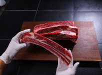 우대갈비 678 꽃갈비 캠핑고기 소갈비 기름완벽제거 LA갈비 초이스 미국산 (700g) : 육회한 우선생