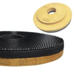 계단 바닥 기계솔 14인치 인스트락 고무 패드 나무 돌돌이 광택기패드 : BY SELLER