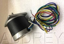 50w 2.4V 2.4A 60N.cm 1000rpm 라운드 스테퍼 모터 1.8degree 57mm 4 상 57BYG009 하이브리드 조각 기계 : 샤르망서486