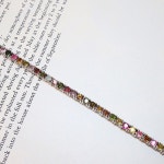 3mm 투어마린 토르말린 데일리 원석 테니스팔찌 원석팔찌 실버925 천연석 은팔찌 : 뮤트주얼리