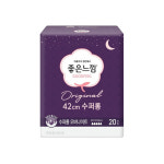 유한킴벌리 좋은느낌 에어핏쿠션 수퍼롱 오버나이트 20개 : 간편맛집