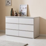 북유럽풍 미니멀 디자인 핸들리스 와이드 3단 서랍장 1200 고급 : 워니S2몰