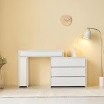 파우더룸 침실 딸 선물 편리한 확장형 서랍 화장대 단품 1600 : 워니S2몰