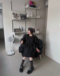 플라워 쟈가드 미니 퍼프 원피스 : adorable 아도러블