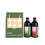 비소라 콜드브루 2종 선물세트 더치커피 명절선물 답례품 추석선물 : 비소라