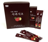 100% 우리사과 전통 자연발효 사과식초 스틱 30포틱 : 진심담따